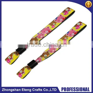 New Arrival HOT Selling Custom Cartoon Printing Wristbands,woven Wristbands thumbnail-1