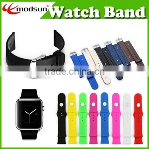 Silicone Watch Band Fitness Replacement Straps For Apple Watch Band thumbnail-1