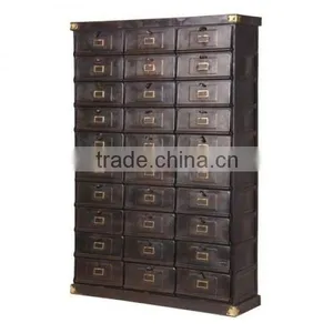 INDIA Industrial Drawer, VINTAGE Storage Drawers, Metal Drawers thumbnail-1