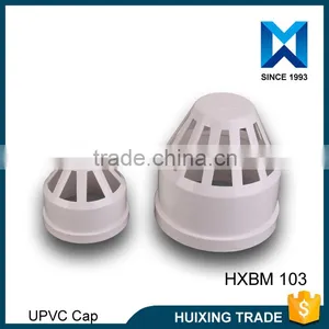 PVC DRAINAGE PIPE FITTINGS PERVIOUS CAP thumbnail-1