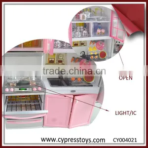 Battery Operated Furniture Kitchen Playset for Preschool Kids thumbnail-4