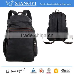 Men/Women's New Vintage Canvas Backpack Rucksack Satchel School Bag Hiking Bag thumbnail-1