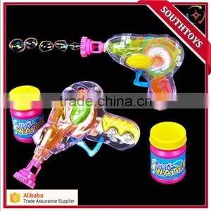 Small Toy Bubble Gun With Light thumbnail-1