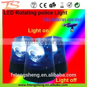 Mini Rotating Warning Led Lights Disco Polic Lights thumbnail-1