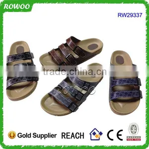 New Design Glitter Slide Sandal With Buckle Woman thumbnail-2