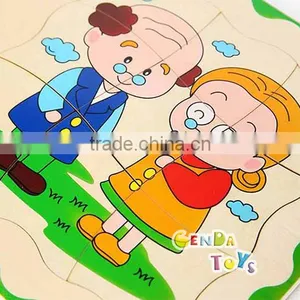 Hot Selling Wooden People's Upgrowth Kids Puzzle Toys thumbnail-3