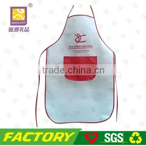 2014 Custom White Cotton Waist Apron thumbnail-1