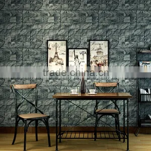 Mediterranean Design Brick Decoration Wallpaper for Restaurant thumbnail-5