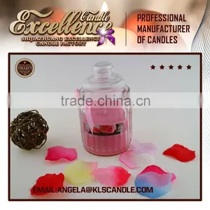 Glass Jar Candle With Different Scent thumbnail-3