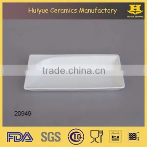 Bone China Rectangular Snack Dish thumbnail-1