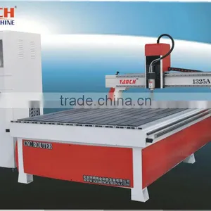Cheap Cnc Advertising Router/2.2kw Spindles/Stepper Motors /Ncstudio Control System/square Rail /T-slot Table With PVC/Cast Part thumbnail-1