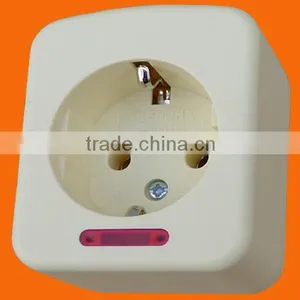 Europe Style 1 Way Extension Socket With Grounding (E5001E) thumbnail-1