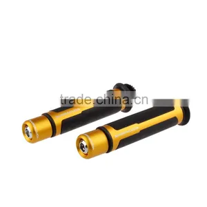 Soto Racing - Universal BARRACUDA 7/8'' 22mm CNC Aluminum Motorcycle Handle Bar CAPS / Handlebar Grips thumbnail-6
