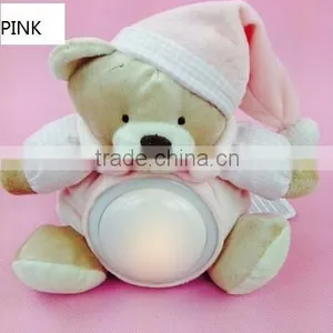 LIGHTING SLEEPY BEAR FOR KIDS, BABY SLEEP LIGHT TOY , PLUSH BEAR LIGHT FOR BABY SLEEP thumbnail-4