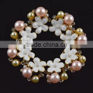 Daisy Flower Pearl Embellishment Flat Back,DIY Rhinestone Accessories thumbnail-2