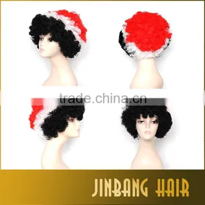 2016 Hot Selling Cospaly Wig Olympics Football Fans Cheering Wig All Country Flag Wigs thumbnail-3