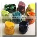 Owl Shape One Color Ceramic Beads thumbnail-1
