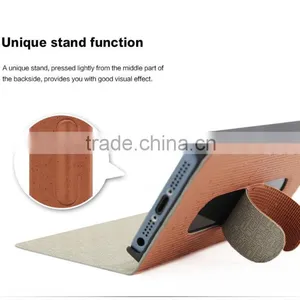 PU Mobile Leather Case Flip Case With Card Slots Inside for IPhone 6 thumbnail-1