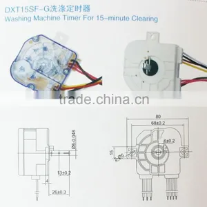 Washing Machine Timer for 15 Minute Cleaning (DXT15-G Three Wires ) /Washing Machine Wash Timer thumbnail-5