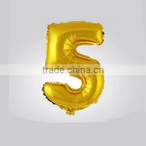 16 Inches Foil Number Balloon,alphabet Balloons thumbnail-5