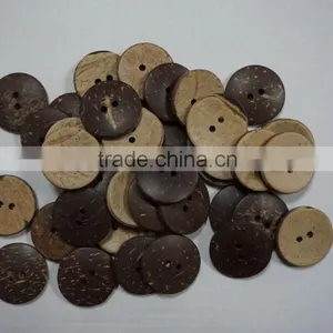 Fashionable Coconut Shell Button Size 44L thumbnail-2