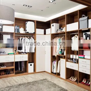 Bedroom Wall Wardrobe Design Customized Closet thumbnail-5