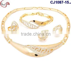 CJ1087 Gold New Coming Fine Workmanship High Quality Jewelry With Rhinestone Matching Dress on Factory Costy thumbnail-2