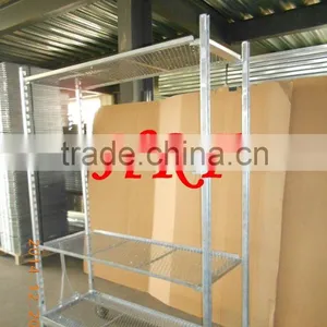 Display Flower Trolley.Display Cart.Plants Trolley. Mesh Cart .Steel Roll Trolley Garden Tool Cart Steel Rolling Trolley Tool thumbnail-6