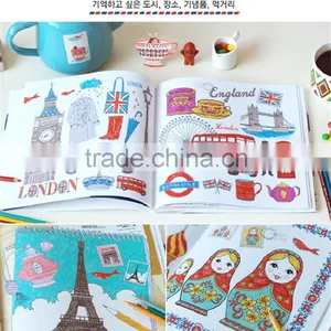 Wholesale New Arrive Hand-painted Secret Garden Series Coloring and the City Adult Coloring Books thumbnail-5