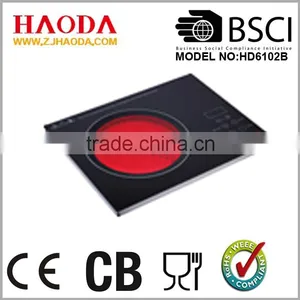 28cm Electric Cooktops Type and Touch Control Ceramic Hobs Cooker thumbnail-2
