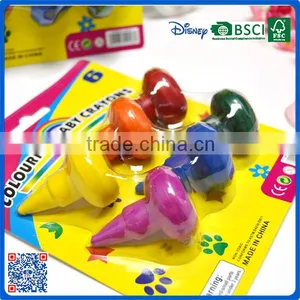 2016 Hot Sale Custom Painting Crayons 6 Colors Pack for Gift or Students Drawing thumbnail-1
