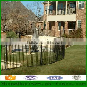 Factory Hot Used Outdoor Powder Coated Tubaler Zinc Steel Barrier Wall thumbnail-5