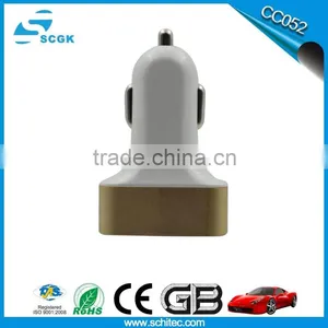 Multi Port USB Chargers 3 Port Auto Mobile Phone Charger Factory thumbnail-2