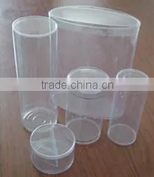 Clear PVC Plastic Cylinder Tube Container thumbnail-1