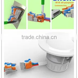 NEW Pcb Block Terminals With Button for Fixing Rail Board 600V 17A thumbnail-1