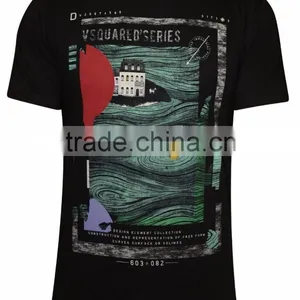 Digital Printed High Quality Stylish Hot Selling Round Neck Tshirts thumbnail-3