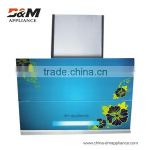 Stainless Steel Vented Range Hood Wall Mounted Style With Tempered Glass thumbnail-1