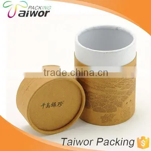Custom Wholesale Kraft Paper Top Lid Round Paper Tube Box thumbnail-3