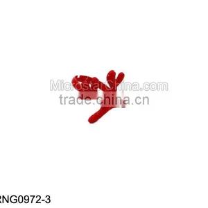 2015 Magazine Same Style Red Deer Antler Ring thumbnail-1