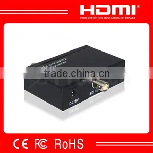 SDI to SDI + VGA With 3.5mm Converter 1080P SDI Input Output Converter Box With VGA and Audio thumbnail-1