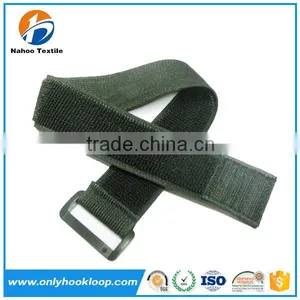 Factory Supply Heavy Duty Hook and Loop Elastic Straps Belt With Buckle thumbnail-1