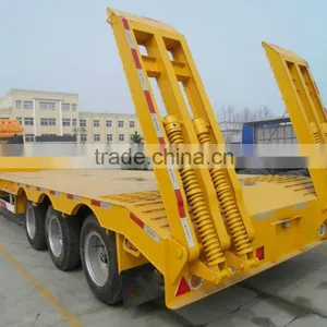 China Hot-selling Tri-axle 40 Tons Gooseneck Low Bed Trailer Transportation thumbnail-4