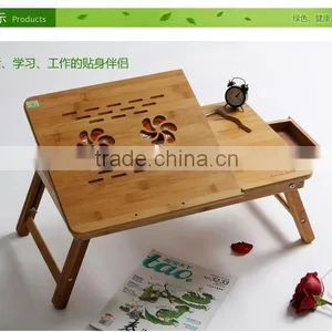 Bamboo Ipad Reading Table for Bed thumbnail-1