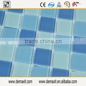 Demax Blue Glass Mosaic Tile for Project Colored River Mother thumbnail-4