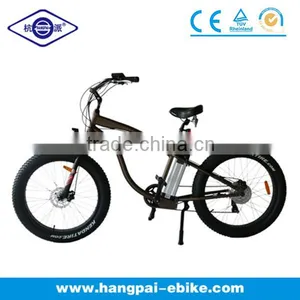 2015 Fat Tyre Two Wheels Motor 48V 500W Beach Bike Cruiser Electric Bike (HP-E015) thumbnail-1