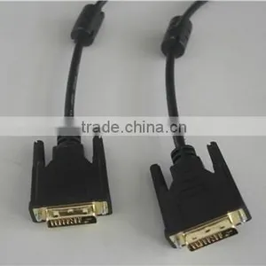 1.8M 6FT DVI-D to DVI-D Gold Male ( 24+1 Pin ) Dual Link Cable Gold Plate NEW thumbnail-3