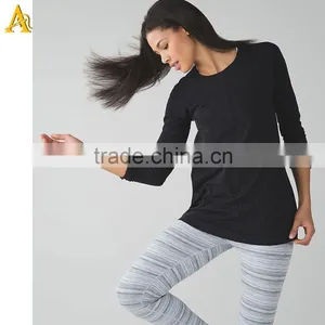 Chinese Garment Factory Long Sleeve Women Cotton t Shirt Selling on .com in Russian thumbnail-1