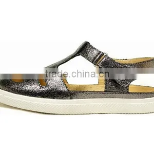 2016 Summer Beautiful Shiny Kids Closed Shoes Sandals With Flat Sole thumbnail-4