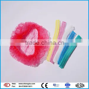 Nonwoven Disposable Surgical Dustproof Single Elastic Mob pp Cap thumbnail-1