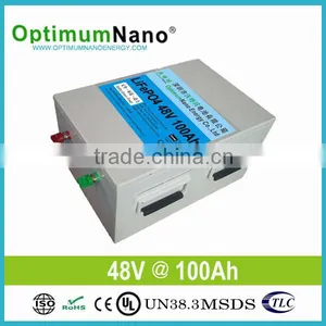 Shenzhan Factory 48V 100Ah Lithium Battery Pack for Electric Boat thumbnail-2
